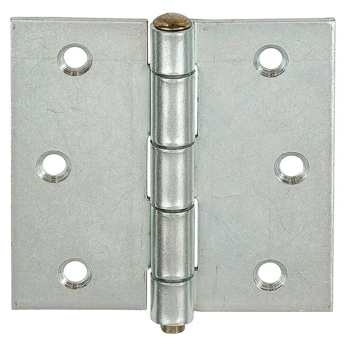 Stabilit Scharnier - L x B: 63 x 63 mm, Verzinkt - Vorderansicht