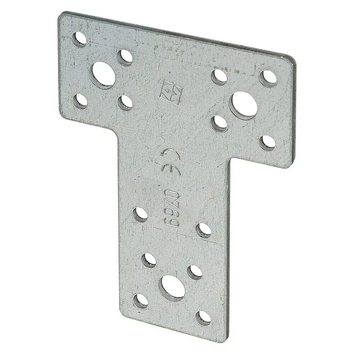 Stabilit Escuadra plana en T - L x An: 160 x 98 mm, Acero - Vista angular