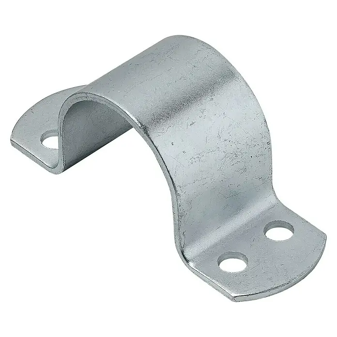 Stabilit Rohrschelle - L x B x H: 61 x 40 x 3 mm, Stahl - Diagonale Ansicht