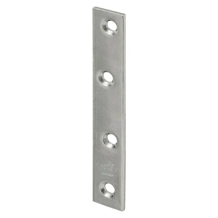 Stabilit Verbindungsblech - L x B: 100 x 15 mm, Edelstahl - Diagonale Ansicht