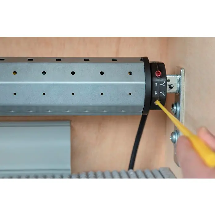 Schellenberg Rohrmotor Rollopower Action Mini 3 - Max. Rollladenfläche: 2 m² bei Kunststoffrollläden, Einbaulänge: 500 mm, Zugkraft: 8 kg - Detailaufnahme