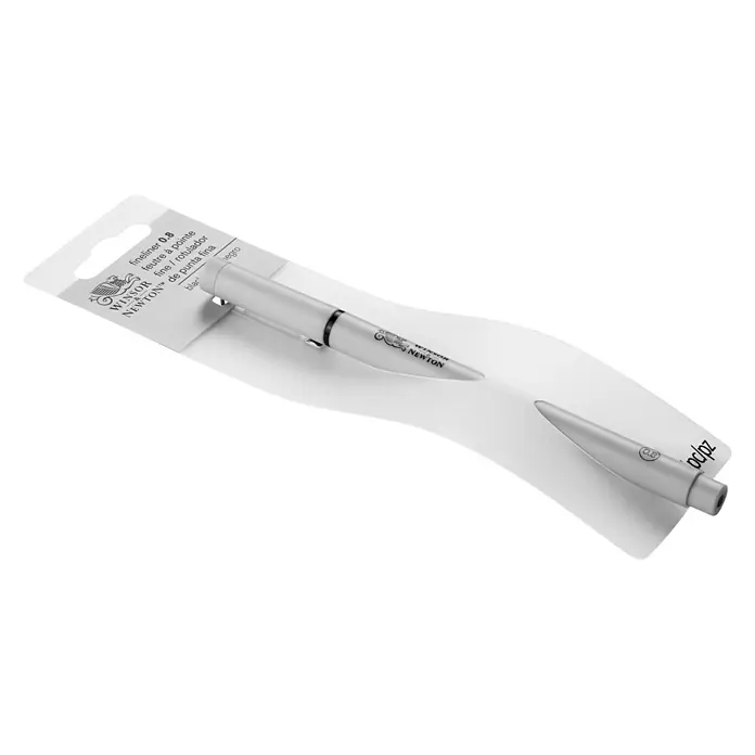Winsor & Newton Fineliner - Schwarz, 0,8 mm - Diagonale Ansicht