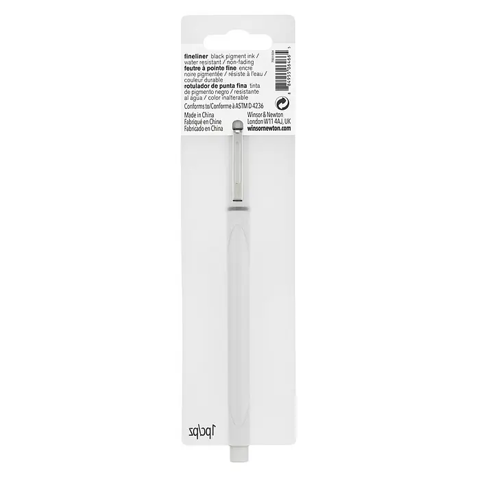 Winsor & Newton Fineliner - Schwarz, 0,8 mm - Vorderansicht