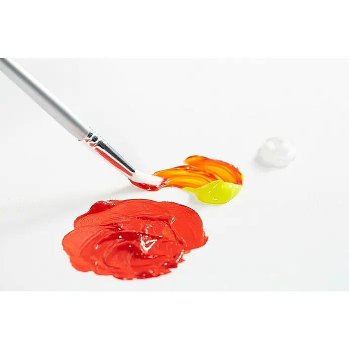 Liquitex Basics Flachpinsel Flat - Größe Pinsel: 1, Nylonfaser, Holz - Detailaufnahme