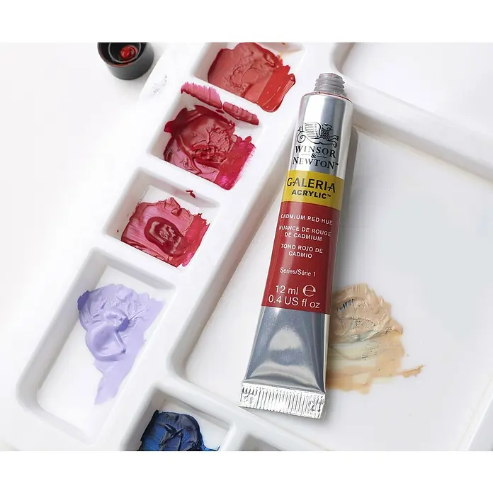 Winsor & Newton Galeria Acrylfarben-Set - 10 Stk. x 12 ml, Tube - Detailaufnahme