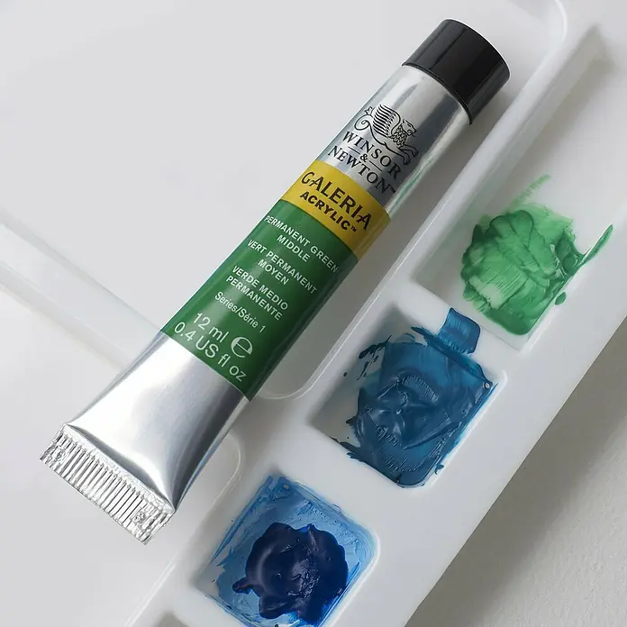 Winsor & Newton Galeria Acrylfarben-Set - 10 Stk. x 12 ml, Tube - Detailaufnahme