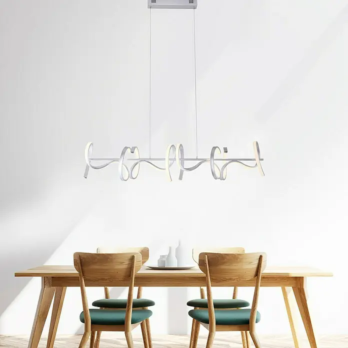 LeuchtenDirekt LED-Pendelleuchte - Höhe: 135 cm - Stimmungsaufnahme