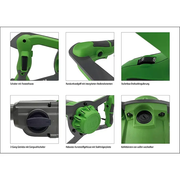 Berg Handrührwerk MX 19 - 1.850 W, Mischvolumen: 200 l