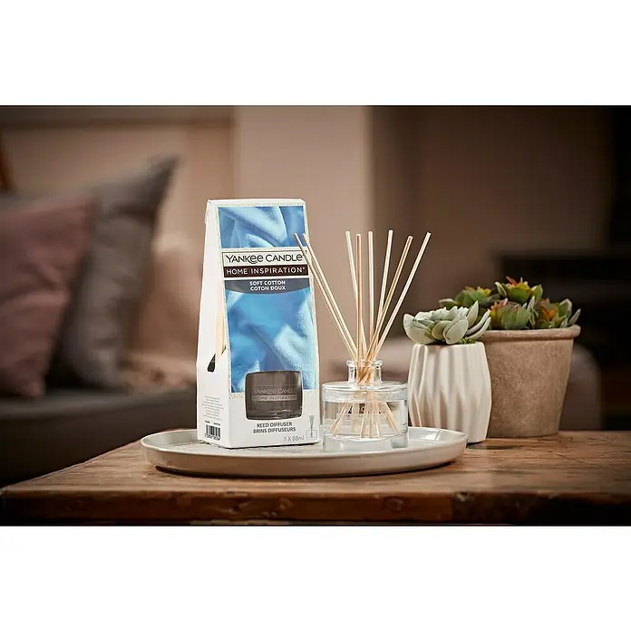 Yankee Candle Home Inspirations Raumduft - Soft Cotton - Stimmungsaufnahme