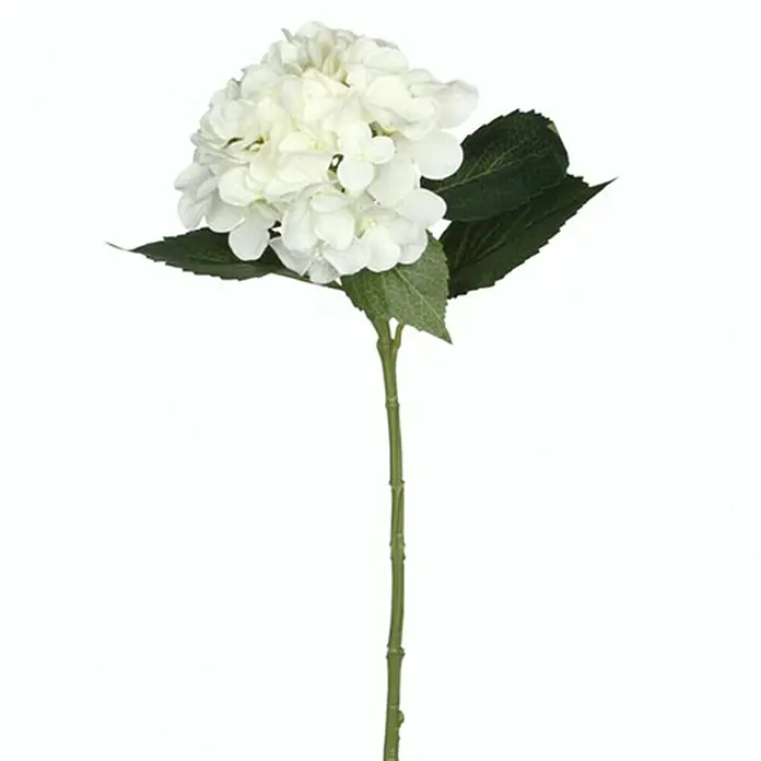 Kunstblume Hortensie - Höhe: 51 cm, Blanca, Kunststoff - Detailaufnahme