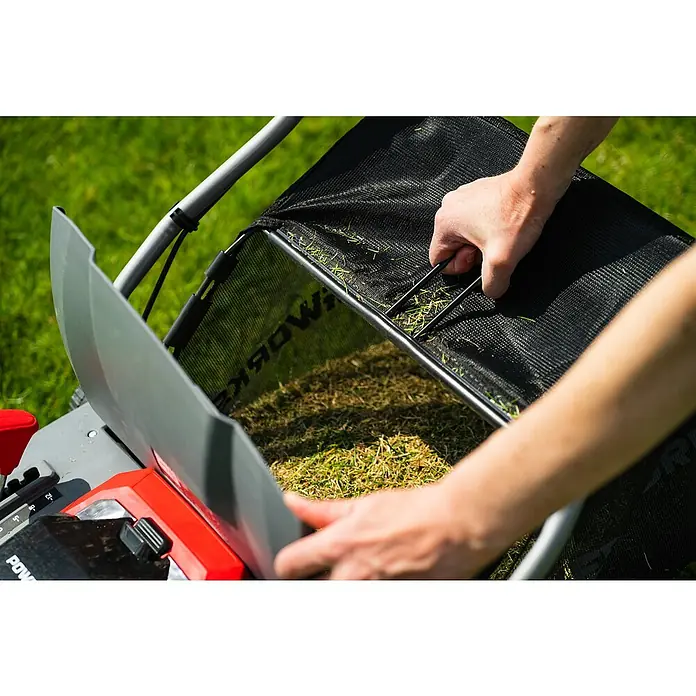 Powerworks Dual Voltage Prozračivač - 48 V, Bez akumulatora, Radna širina: 36 cm - Detaljan prikaz