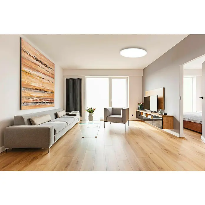 Tween Light LED-Panel rund - 40 W, Ø x H: 80 x 5 cm, Weiß, Neutralweiß - Stimmungsaufnahme