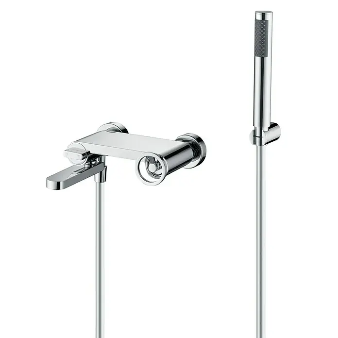 Imex Olimpo Grifo de bañera - Cromo - Vista angular