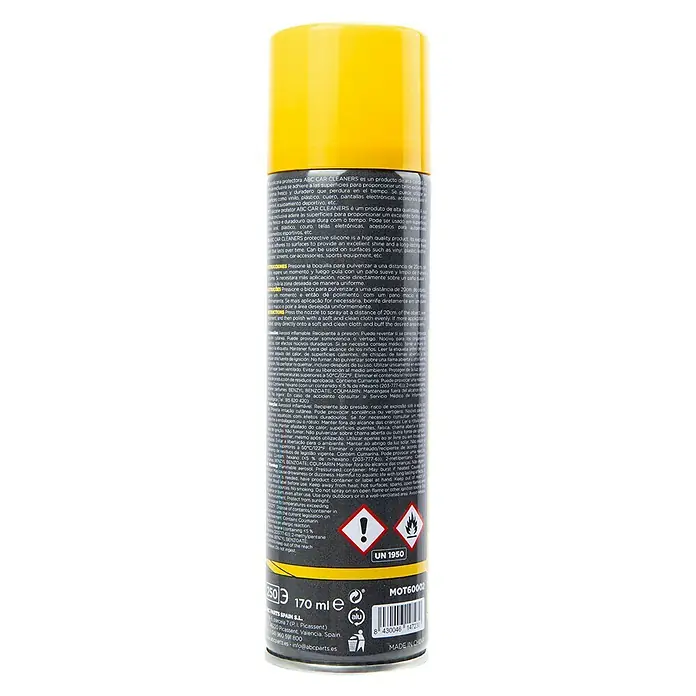 Limpia salpicaderos - 250 ml, Vainilla - Vista trasera