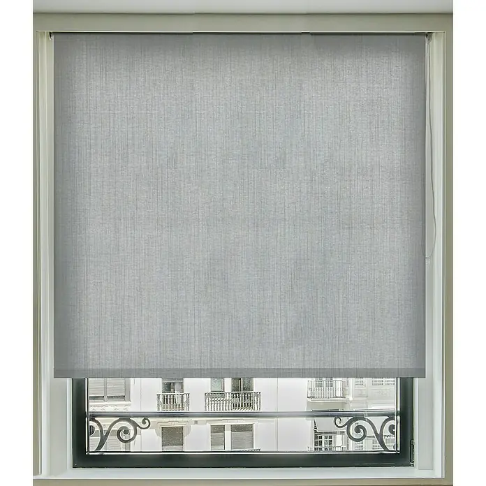 Estor enrollable Manhattan - An x Al: 165 x 250 cm, Gris - Foto ambiente