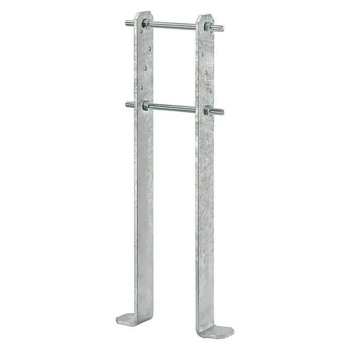 Schwerlastanker - L x B x H: 140 x 50 x 500 mm, Feuerverzinkt - Diagonale Ansicht