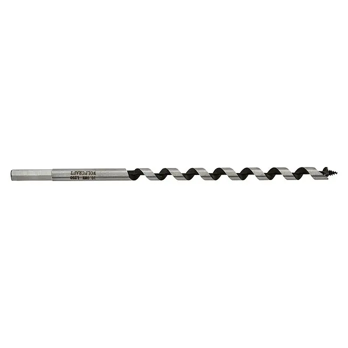 Wolfcraft Holzbohrer Standard - Durchmesser: 10 mm, Länge: 250 mm - Vorderansicht