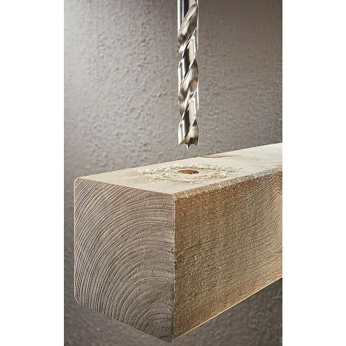 Wolfcraft Holzbohrer HSS Professional - Durchmesser: 5 mm, Länge: 86 mm - Detailaufnahme