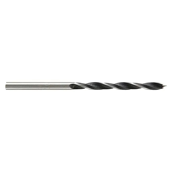 Wolfcraft Holzbohrer - Durchmesser: 3 mm, Länge: 61 mm - Vorderansicht