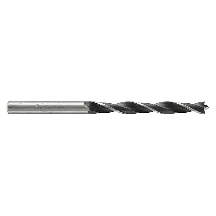Wolfcraft Holzbohrer - Durchmesser: 6 mm, Länge: 94 mm - Vorderansicht