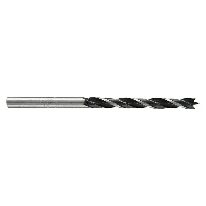 Wolfcraft Holzbohrer - Durchmesser: 5 mm, Länge: 86 mm - Vorderansicht