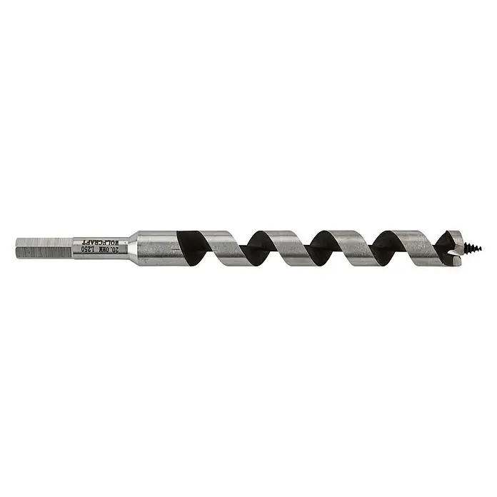 Wolfcraft Holzbohrer Standard - Durchmesser: 20 mm, Länge: 250 mm - Vorderansicht