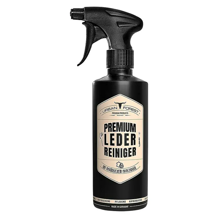 Urban Forest Premium Lederreiniger - 500 ml, Flasche mit Sprühkopf - Vorderansicht