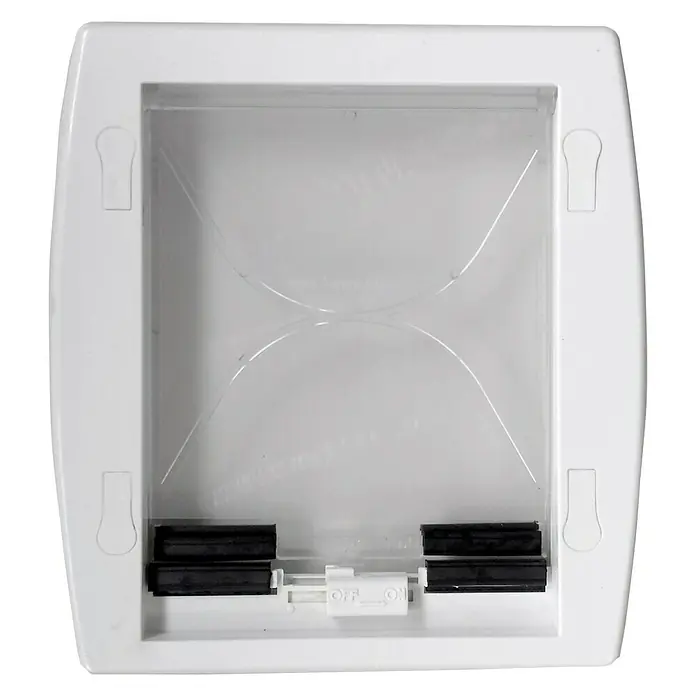 Trampilla para gatos - L x An: 23,5 mm x 21,7 cm, Blanco - Vista frontal
