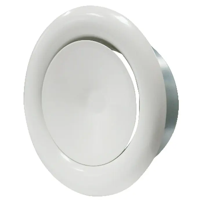 Válvula de extracción empotrable - Diámetro: 16,4 cm, Blanco - Vista angular