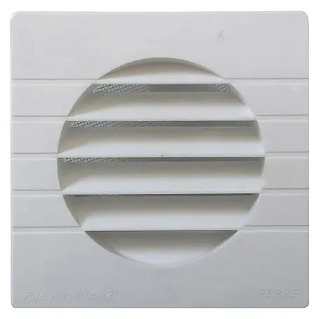 Rejilla de ventilación empotrable a tubo GETM