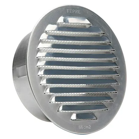 Rejilla de ventilación empotrable con mosquitera