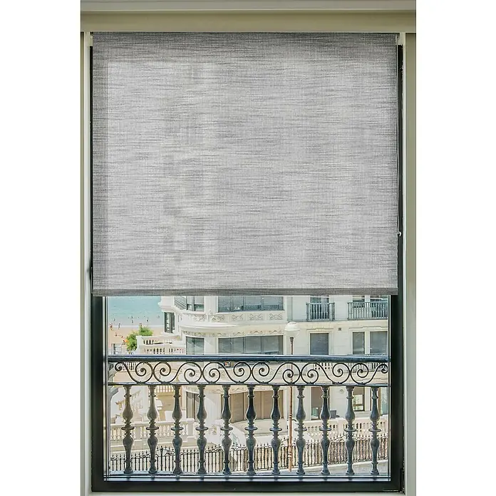 Estor enrollable Malibú - An x Al: 165 x 250 cm, Gris - Primer plano
