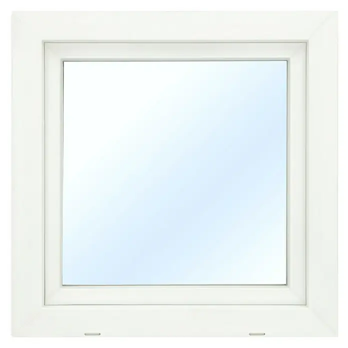 Solid Elements Kunststofffenster Classic Line - B x H: 90 x 90 cm, DIN Anschlag: Links, Weiß - Rückansicht