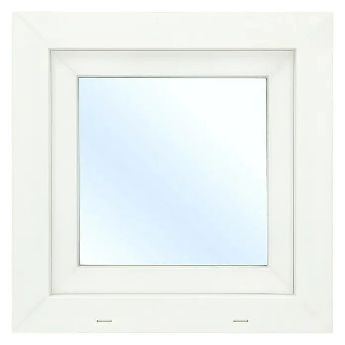Solid Elements Kunststofffenster Eco Line - B x H: 50 x 50 cm, DIN Anschlag: Links, Weiß - Rückansicht