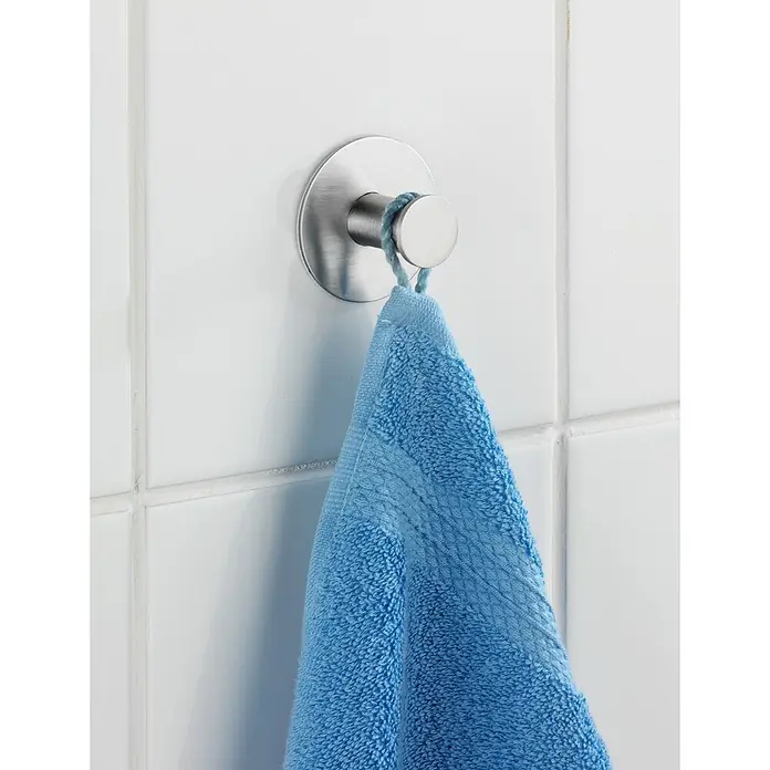 Wenko Handtuchhaken Celano - 1 Stk., Edelstahl, Matt - Detailaufnahme