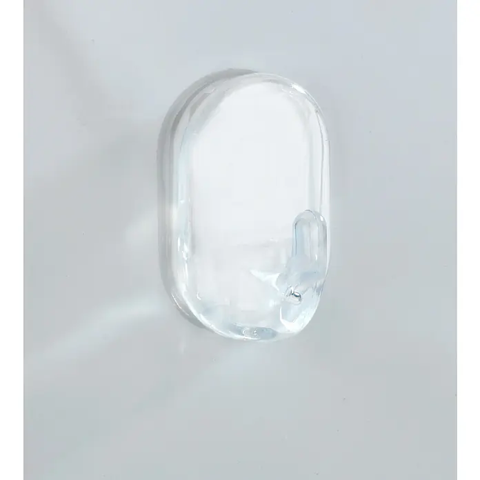 Wenko Handtuchhaken - 3 Stk., Transparent, Kunststoff - Stimmungsaufnahme