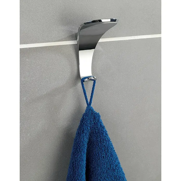 Wenko Handtuchhaken Turbo-Loc - Chrom, Glänzend - Detailaufnahme