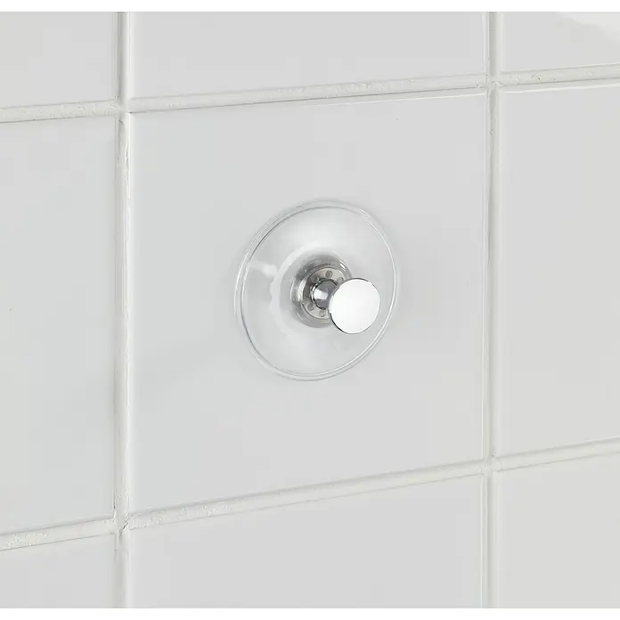 Wenko Saugnapf-Haken Arezzo - 1 Stk., Kunststoff, Transparent - Stimmungsaufnahme