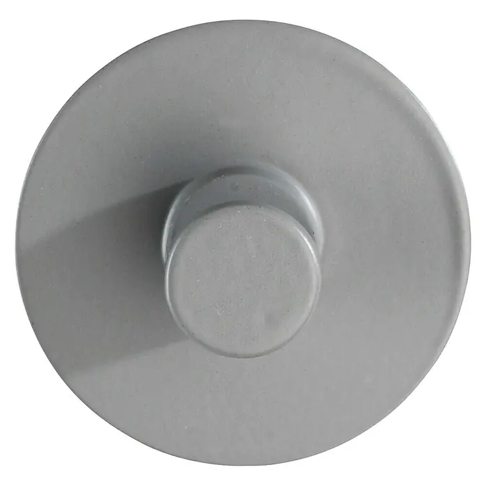 Wenko Handtuchhaken Savona Blister - 1 Stk., Grau, Edelstahl - Vorderansicht