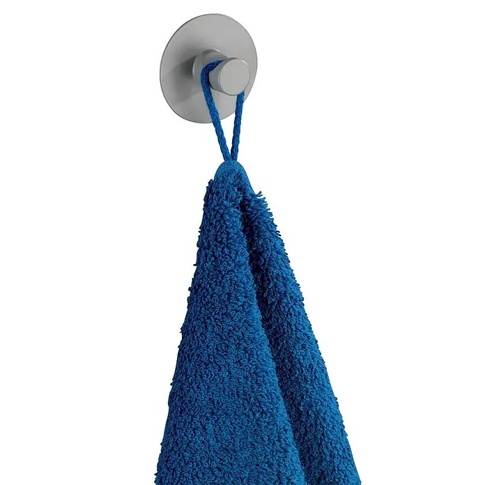 Wenko Handtuchhaken Savona Blister - 1 Stk., Grau, Edelstahl - Detailaufnahme