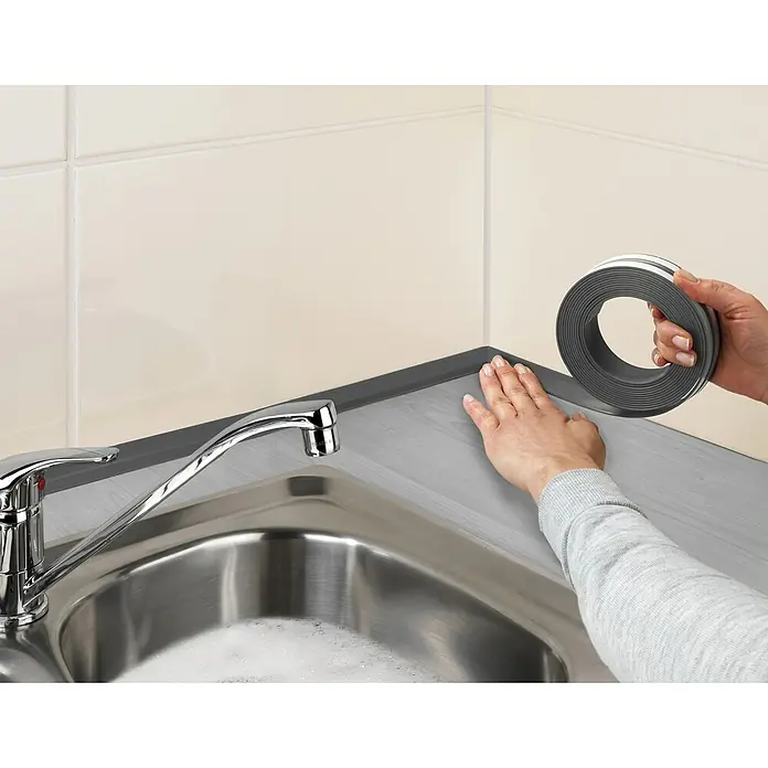 Wenko Abdichtband - 400 x 2,8 cm, Grau - Anwendungsbeispiel