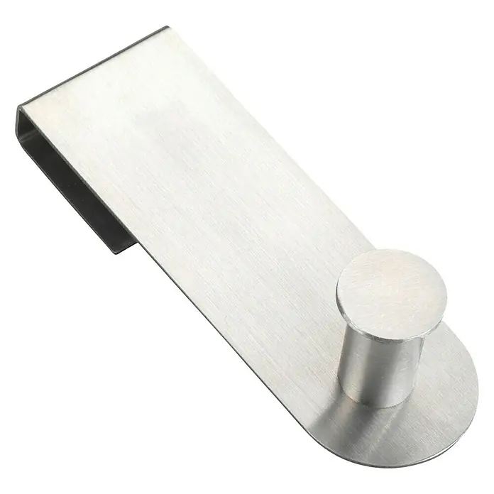 Wenko Handtuchhaken Celano - Edelstahl, Duschkabinen - Diagonale Ansicht