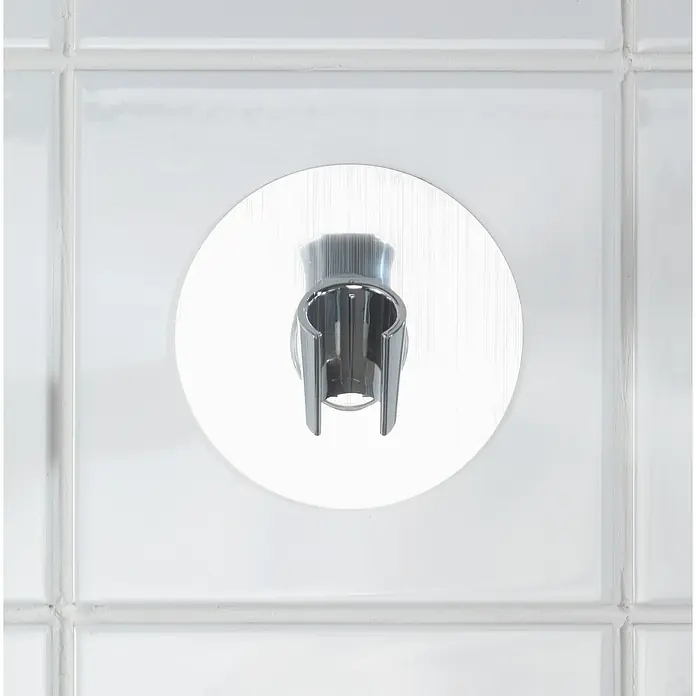 Wenko Brausehalter Static-Loc® Osimo - Kunststoff, Silber - Stimmungsaufnahme