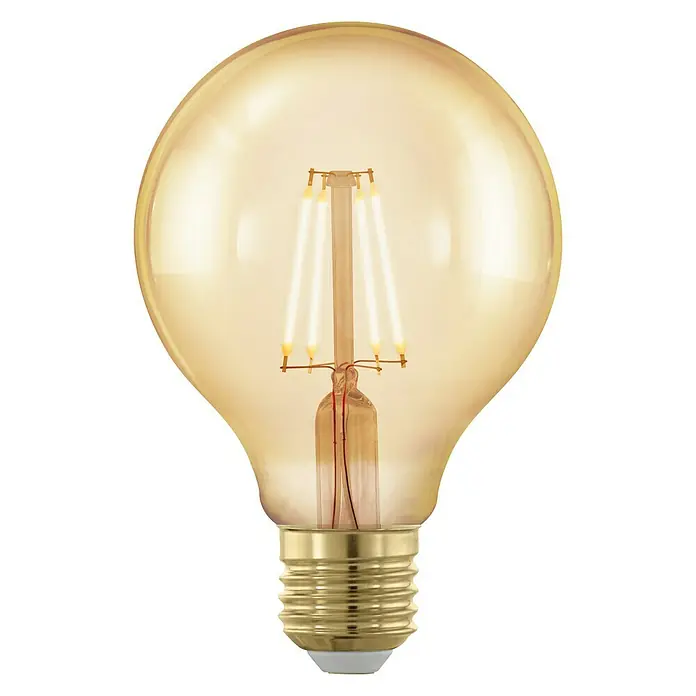 Eglo Ledlamp E27 - 4 W, 400 lm, Rond, Lichtkleur: Warm wit, Oranje, Lengte: 120 mm - Vooraanzicht