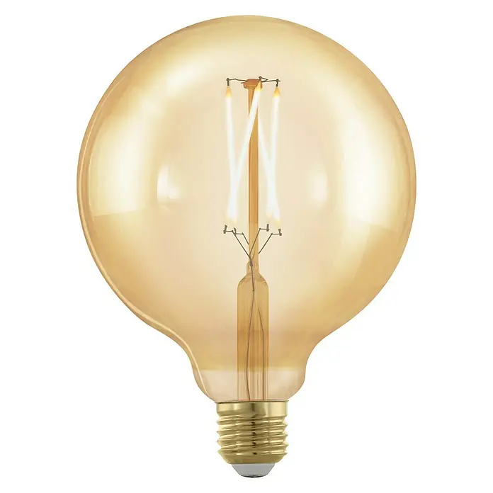 Eglo Ledlamp E27 - 4 W, 400 lm, Rond, Lichtkleur: Warm wit, Oranje, Lengte: 170 mm - Vooraanzicht