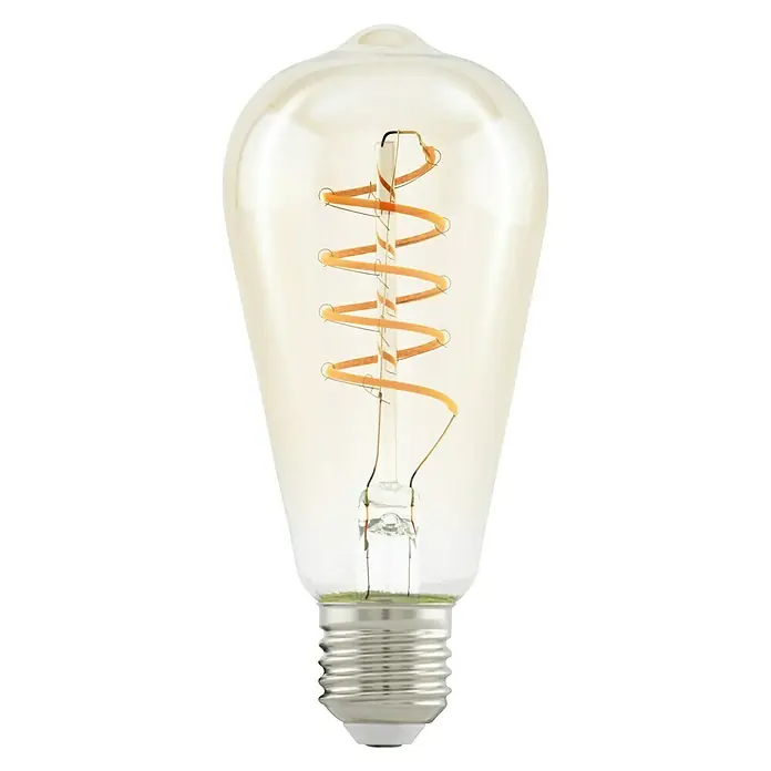 Eglo Ledlamp E27 - 4 W, 280 lm, Rond, Lichtkleur: Warm wit, Lengte: 143 mm - Vooraanzicht