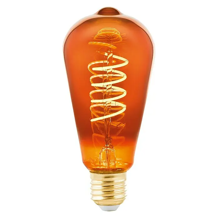 Eglo Ledlamp E27 - 4 W, 50 lm, Rond, Lichtkleur: Warm wit, Lengte: 142 mm - Vooraanzicht