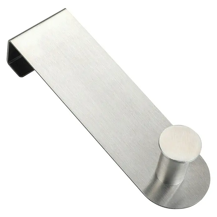 Wenko Türhaken Celano - 1 Stk., Edelstahl, Edelstahl - Diagonale Ansicht