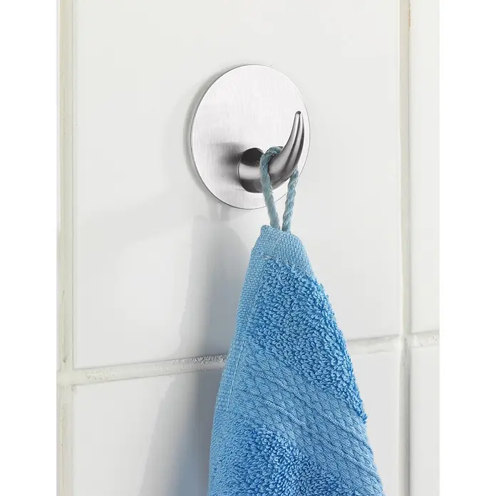 Wenko Handtuchhaken Leuca - 1 Stk., Edelstahl, Edelstahl - Detailaufnahme