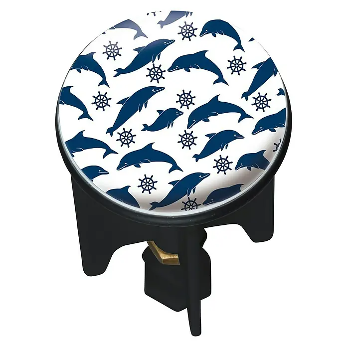 Wenko Design-Excenterstopfen Dolphin - Delfin, Durchmesser: 3,9 cm - Diagonale Ansicht